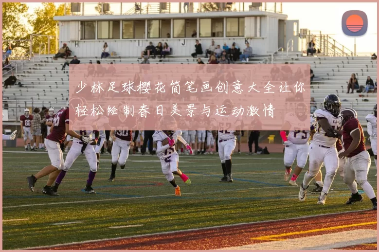 少林足球樱花简笔画创意大全让你轻松绘制春日美景与运动激情